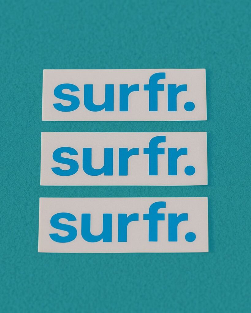 Surfr Board Sticker